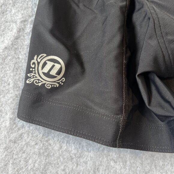 Novara Womens Cycling Shorts Large Black Cross Front Padded Bike Biking - Picture 9 of 10